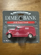 ERTL Treasure Classic Dime Bank 1938 Panel Truck Red NIP Agway 1994