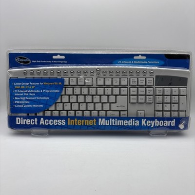 iConcepts Direct Access Internet Multimedia Keyboard for Windows 95,98,00 ME NT 