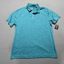 Alfani Men's Classic-Fit Ethan Performance Polo, green small collar short sleeve