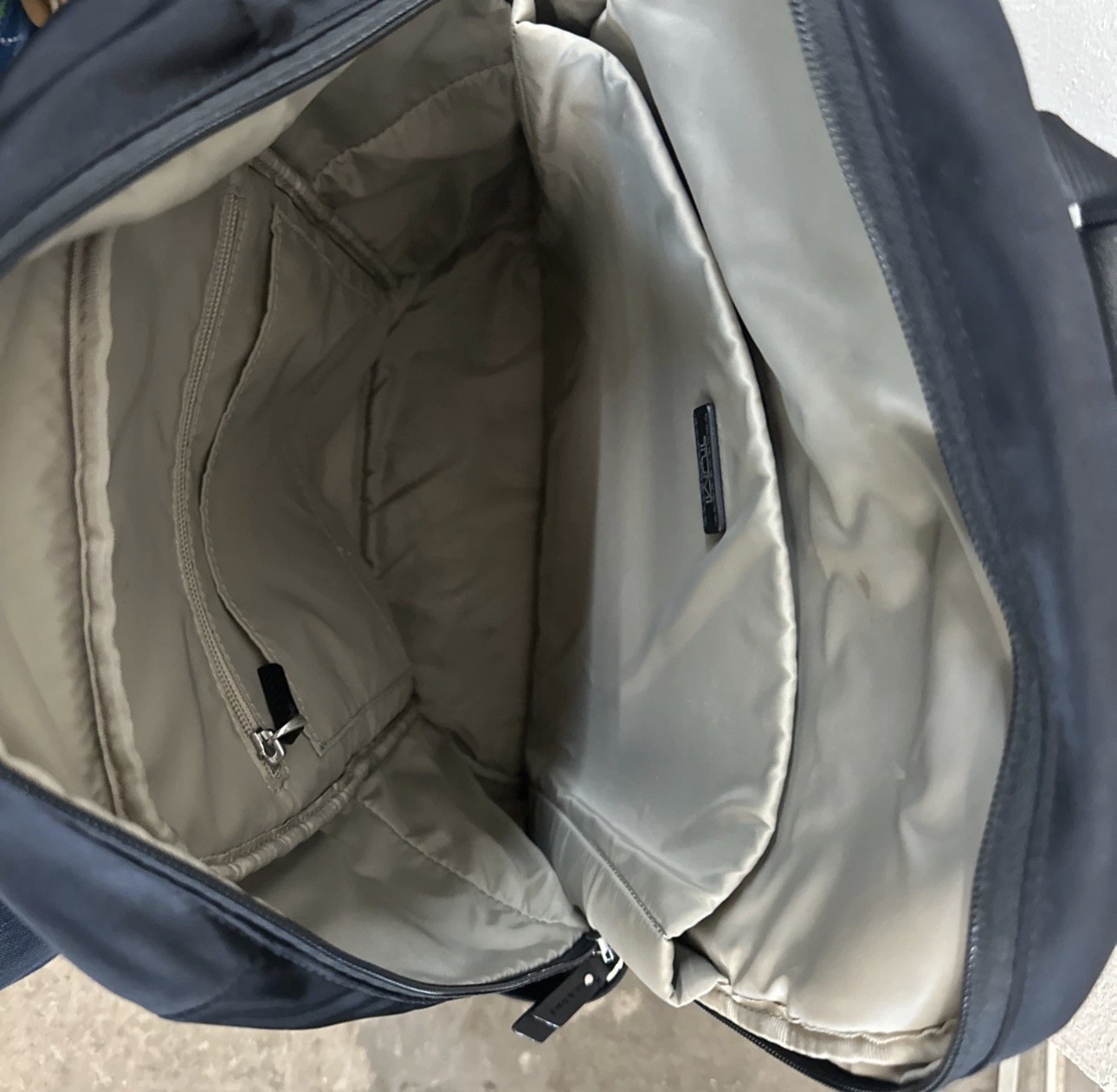 Tumi Black Backpack with Multiple Pockets - image 6