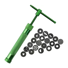 LAMXTX Clay Extruder Polymer Clay Cutter Kit - Clay Alloy Rotary Extruder with 2