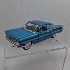 Road Champs 1959 Chevrolet Impala Blue Diecast Road Champs 1959 Chevrolet Impala Blue Diecast