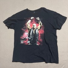 WWE 2K16 Stone Cold Steve Austin T-Shirt Black XL Graphic Pro Wrestling