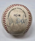 Larry Herndon Signed Rawlings Official National League Baseball TIGERS D3