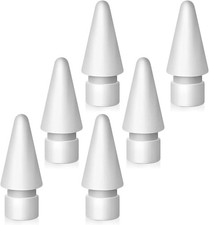 6 pak Replacement Tips Compatible Pencil 1st/2nd Gen, Pencil Nibs for iPad