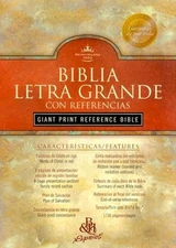 RVR 1960 BIBLIA LETRA GRANDE CON REFERENCIAS, NEGRO PIEL By B&h Espanol NEW