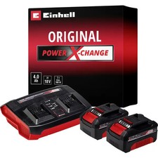 Einhell 4512112 Power X-Change PXC Starter Kit 2x 4.0Ah Twincharger Kit Batt
