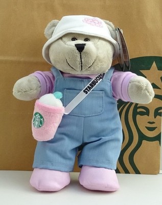 Starbucks Plush Bearista Bear Spring Europe Cherry Blossom Sakura