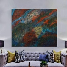 Jackson Pollock style Professional Artist Canvas painting 72 X60 Abstract,6ft
