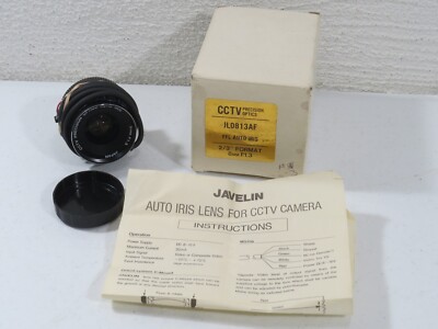 CCTV Precision Optics Auto Iris lens F1.3/8mm ALC Level Adjustments JL0813AF 