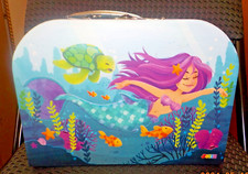 Syncfun Little Mermaid Tin Tea Party Set for Girls, 14 piece set in carry case