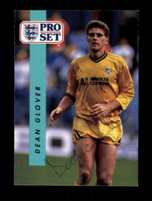 Dean Glover Port Vale  Pro Set Card Original Signiert+ A 105968