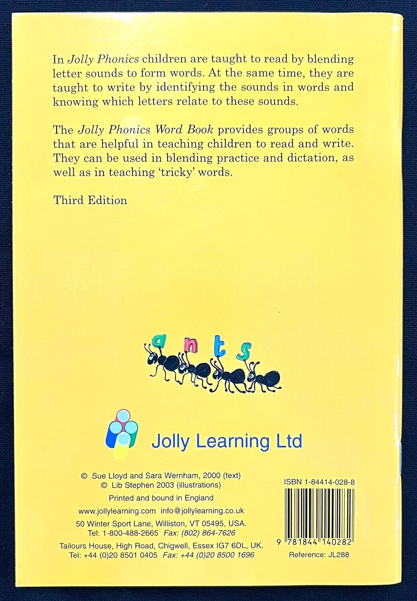THE JOLLY PHONICS (Handbook, Word Book, Card Sets, Posters