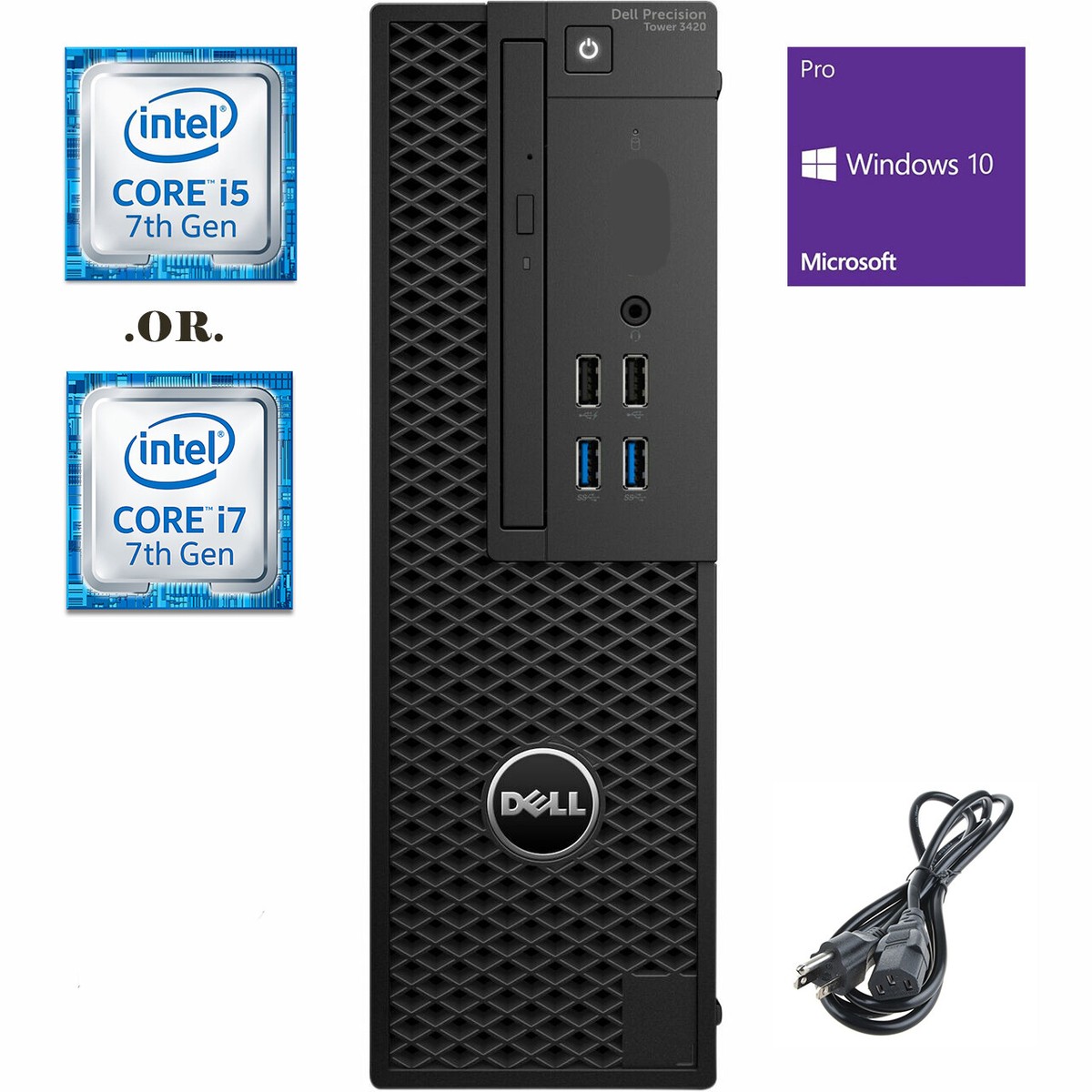 Dell Precision 3420 SFF i7 7th Gen up to 64GB RAM 2TB SSD
