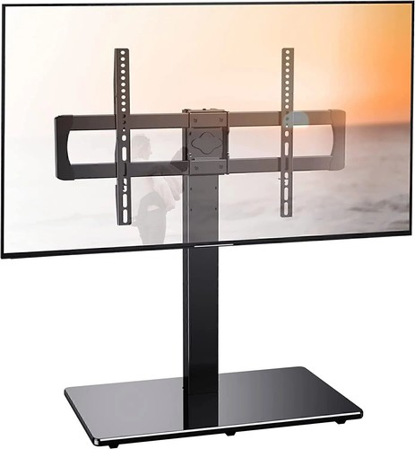 Swivel Universal TV Stand Mount for 50-75 Inch LCD OLED Flat/Curved Screen TVs