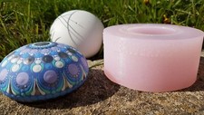 Silikonform Gie&szlig;form 8 cm Stein zur Herstellung von Gips / Beton Rohlingen&nbsp;