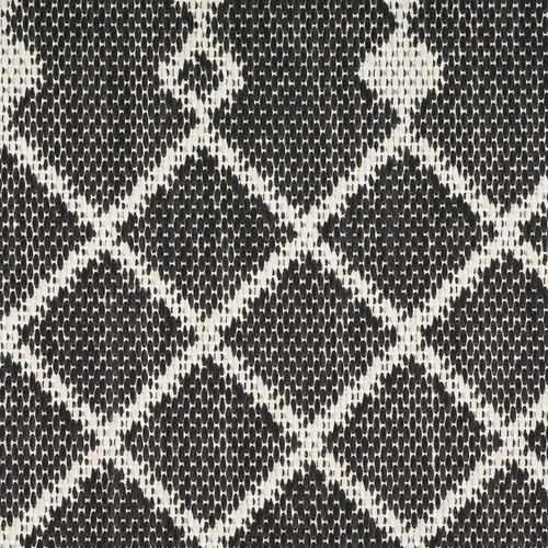 Nourison Positano Indoor/Outdoor Black 6' x 9' Area Rug Easy Cleaning Non - Picture 7 of 9