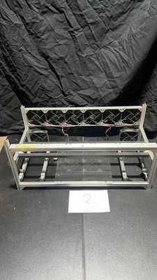 6GPU Mining Rig Frame Equipment Aluminum Stackable . Shipped disassembled