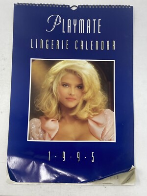 Playboy Playmate Lingerie 1995 Wall Calendar 12x18'' 12-Month