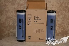 2 RZ Blue Inks Compatible With Riso S-4257 S-7196 For Risograph RZ EZ MZ