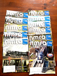 2021 11 ISSUES N.M.R.A. MODEL RAILROAD MAGAZINE EXCELENT CONDITION, SHIPS FREE