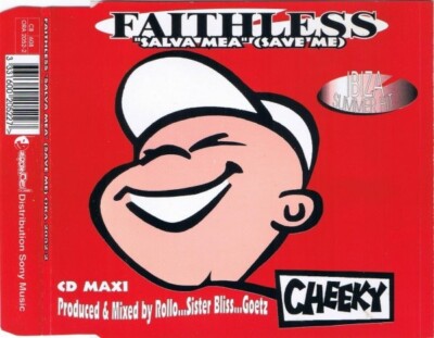 FRANZÖSISCHE CD MAXI SINGLE FAITHLESS SALVA MEA SAVE ME RARE COLLECTOR NEUWERTIG 1995