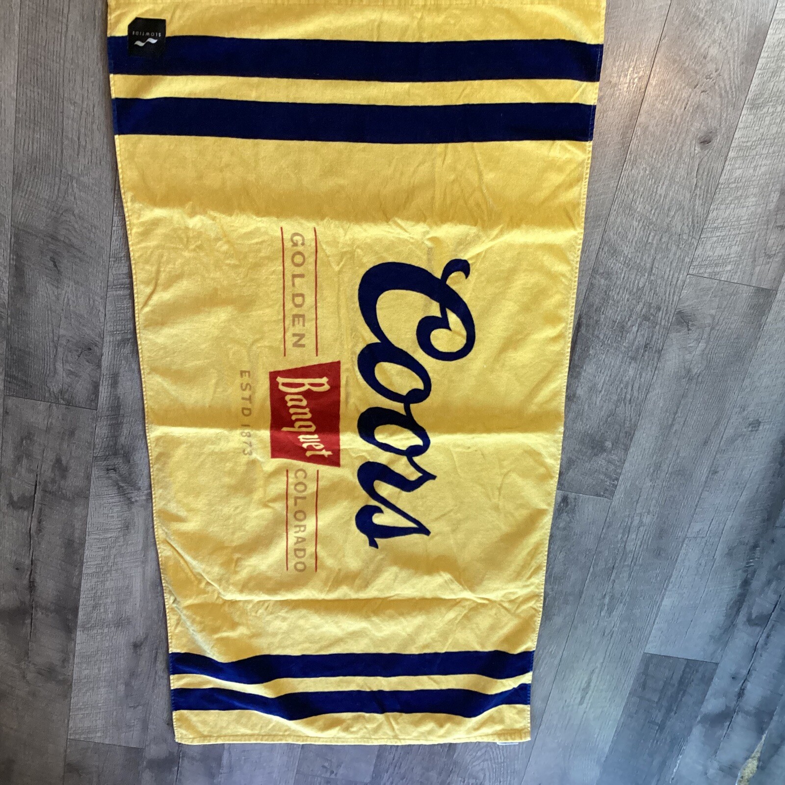 Slowtide Coors Banquet Beer The Legend Since 1873 Towel 2021 eBay