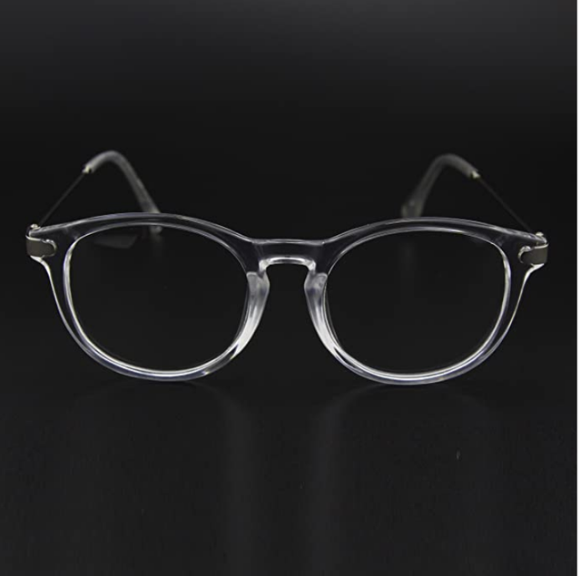 metal horn rimmed glasses
