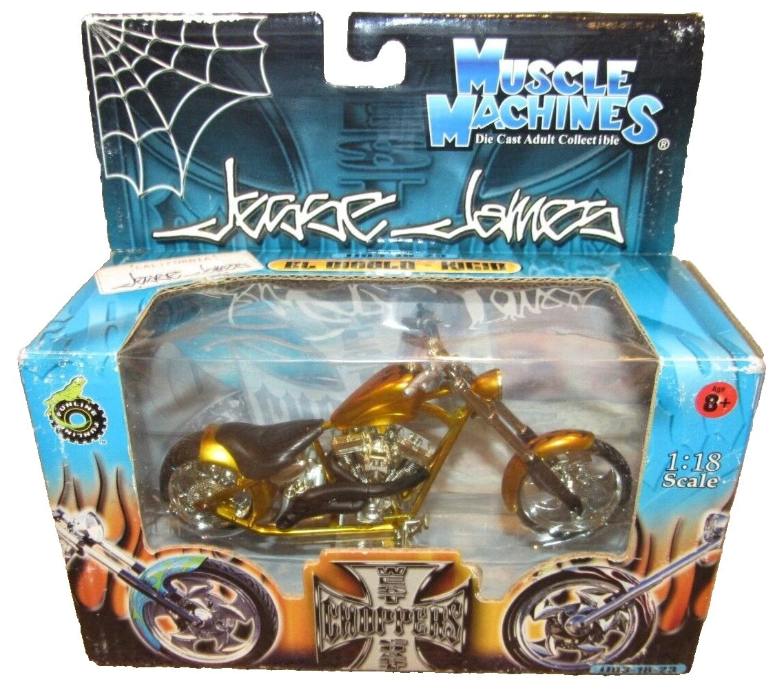 2004 años de Motocicleta Muscle Machines de fabricación motocicletas y ATV Diecast contemporáneos de fabricación