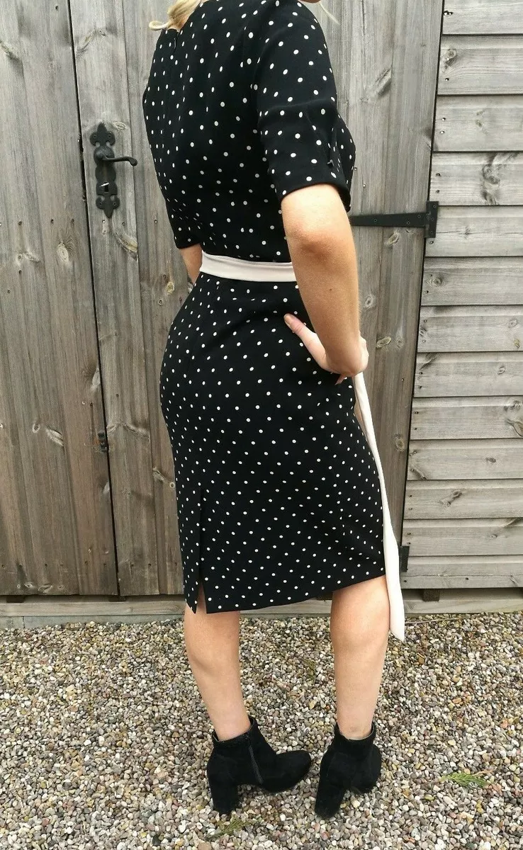 Jacques vert polka store dot dress