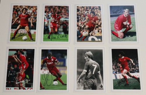 LIVERPOOL Legends JobLot Conjunto a Granel Autógrafo Firmado FOTO Impresiones Regalo Fútbol - Imagen 3 de 3