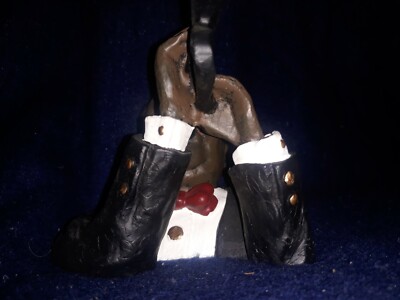 Louis Armstrong Playing Trumpet RARE Vintage Statue Bust Ceramic