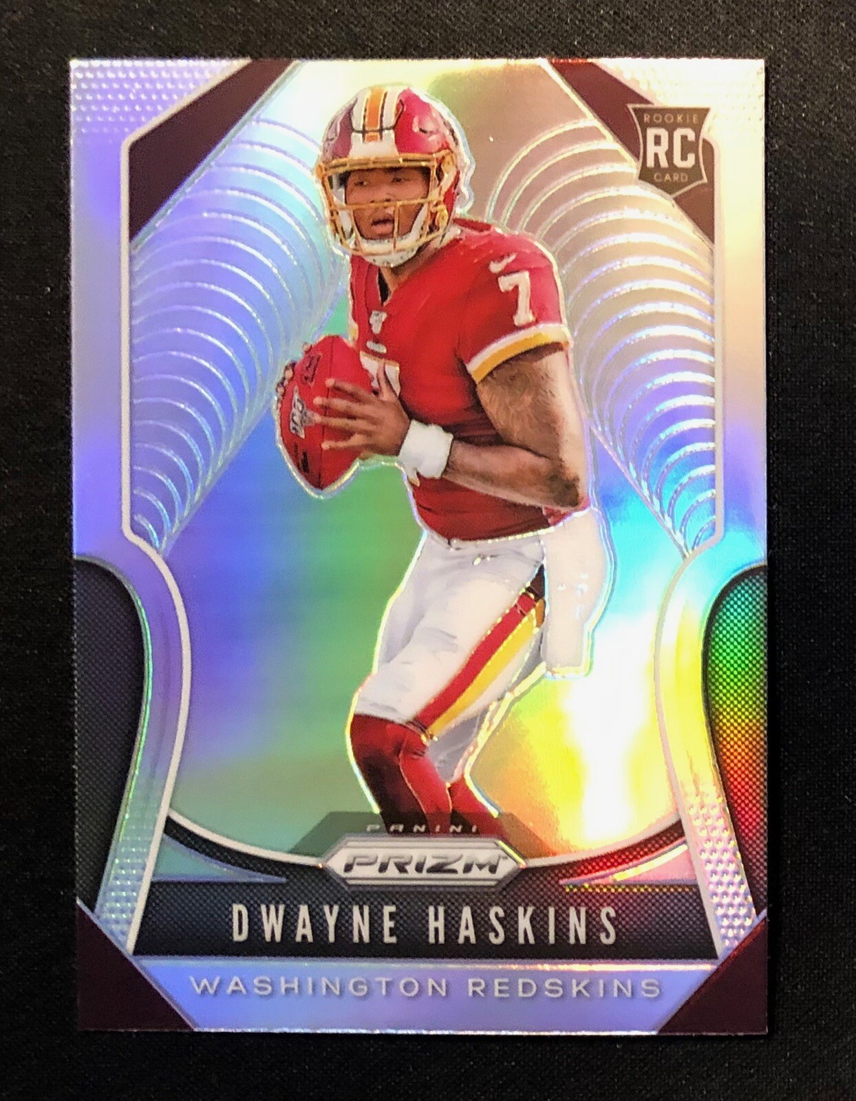 DWAYNE HASKINS 2019 PANINI PRIZM RC ROOKIE SILVER #303 WASHINGTON REDSKINS