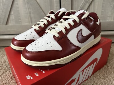 Women's Nike Dunk Low Premium Team Red Dunks Sneakers Shoes FJ4555