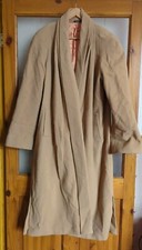 Vintage Nuage Size 12 Brown Long Sleeve Cashmere Wool Blend Long Sleeve Coat