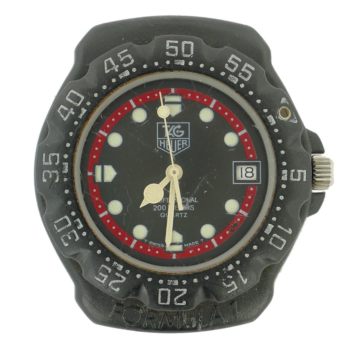 TAG HEUER GENUINE FORMULA PROFESSIONAL BLACK DIAL 35MM BLACK