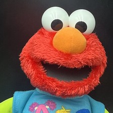 Sesame Street 12" ELMO Singing ABC Plush Stuffed Tested