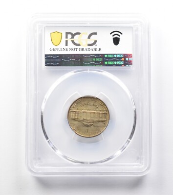 1943-P Jefferson Nickel Genuine Planchet Flaw AU Detail PCGS *9975