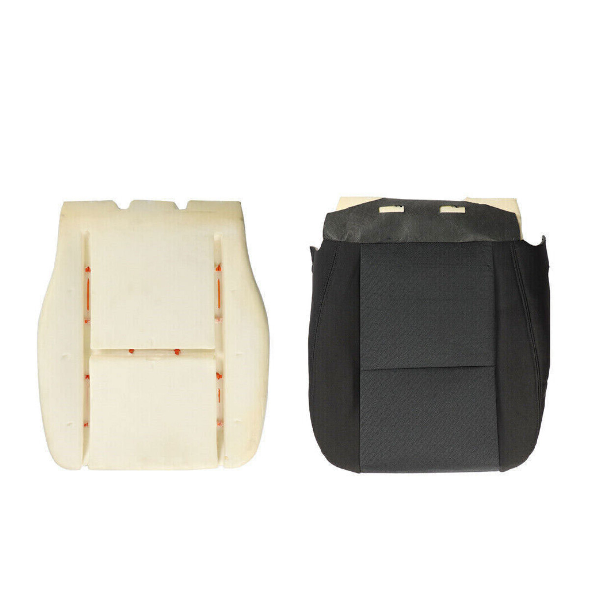 Black Driver Bottom Cloth Seat Foam&Cover Cushion For 0714 Chevy