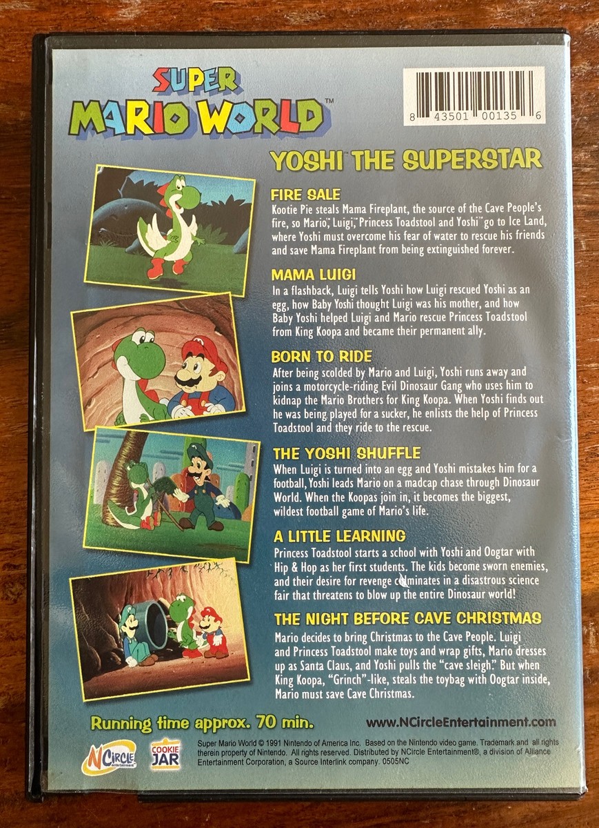 Super Mario World: Yoshi the Superstar (DVD, 2009 Super Mario World: Yoshi the Superstar (DVD, 2009