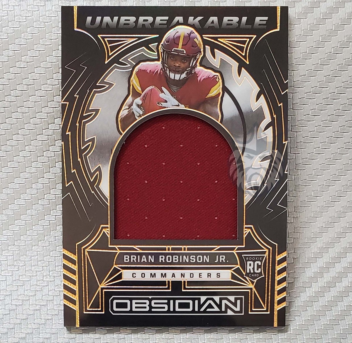ブライアン様 追加分です。 Brian Robinson Jr SP /75📈2022 Obsidian Unbreakable Electric Etch