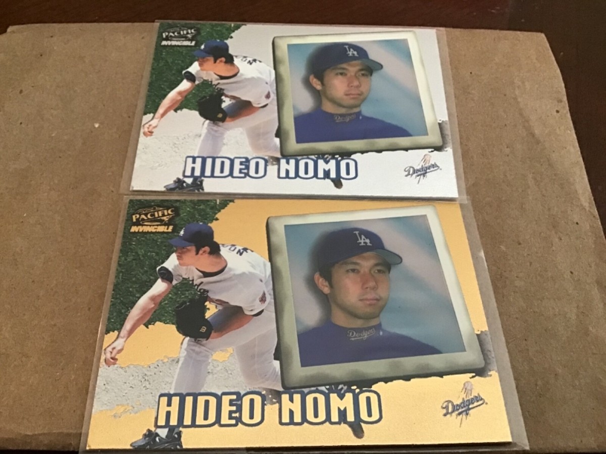 1998 Pacific Invincible Hideo Nomo Silver and Regular #110 Dodgers