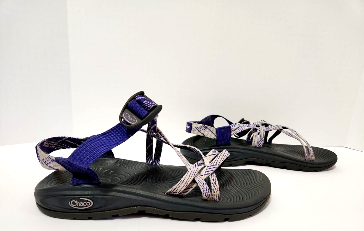 Chaco Z X2 White Purple Sport Strappy Hiking Sandals J105980