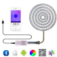 WS2812B Led Pixel Ring Individul AddressabIe 5050 RGB IC BuiIt-in Led ModuIe
