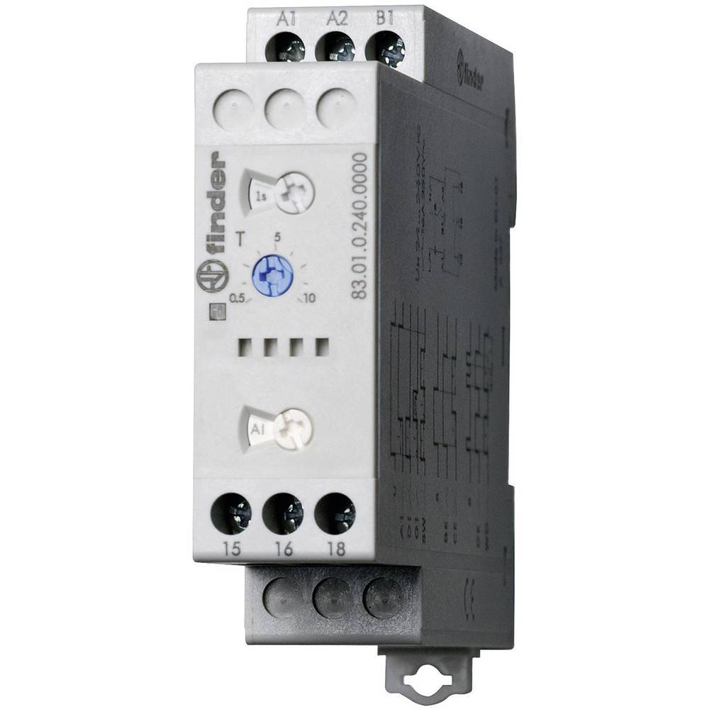 Finder 83.01.0.240.0000 83.01.0.240.0000 Relè temporizzato Multifunzionale 1