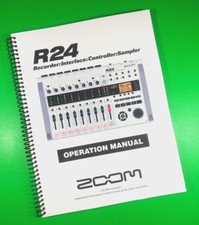 Owners Manual for Zoom R24 Console 140 Pages ...