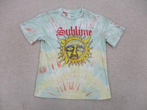 Sublime Shirt Adult Small Green Yellow 