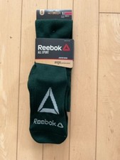 NWT Reebok All Sport Moisture Wicking Socks Youth 13-4 S - Rare Forrest Green