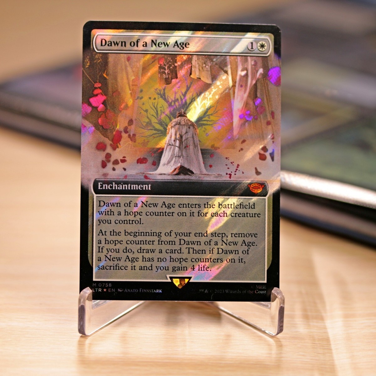 Dawn of a New Age Surge FOIL Extended Art #758 | LTR Lord Of The