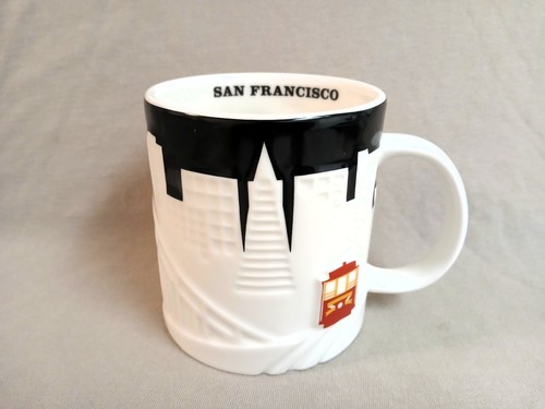 Starbucks 2012 San Francisco Skyline 3D Relief Collectors Series Mug